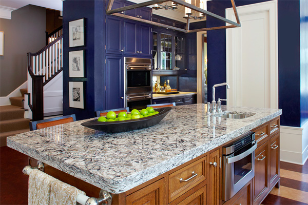 Quartz kitchen counter