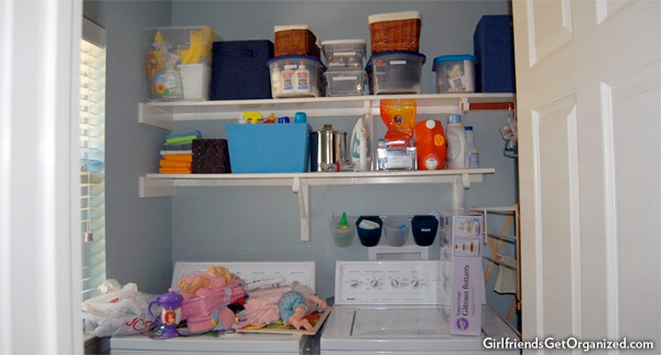 Shelves before