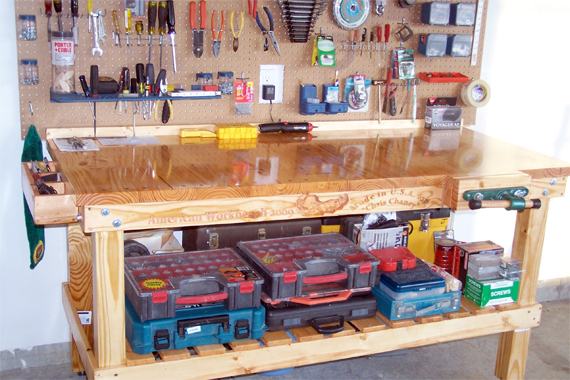 Workbench Storage Ideas