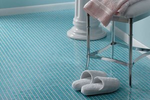 Glass Tile and Ceramic Tile Bathroom Flooring: Unlimited Designs