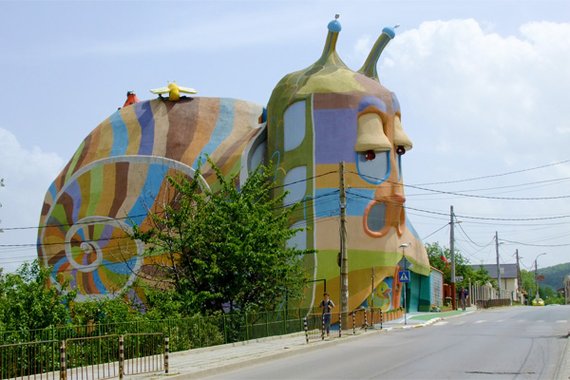 Colorful Snail-Shaped Home | Crazy House