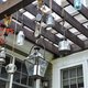 Lanterns hung over a home deck