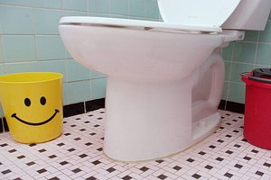 Grungy toilet