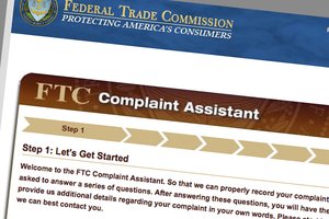 Online form at FTC website to dispute a credit report