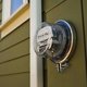 Energy meter installed on house