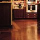 Cork flooring in a home kitchen
