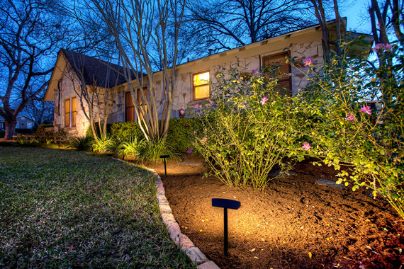 Outdoor lighting helps boost a home's curb appeal