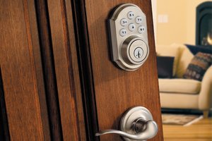 Vacation home outfitted with a keyless entry system