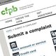 Screenshot of Consumer Financial Protection Bureau website