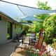 palos verdes homes Shade sails over a back yard patio