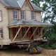 This house was moved by truck to a new location