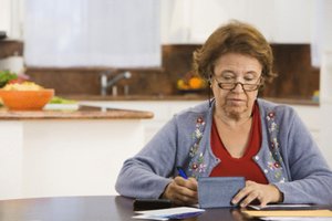 Woman reviewing reverse mortgage terms